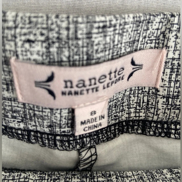Nanette Lepore Marled Pull on Trouser pants Sz 8 - Picture 7 of 11